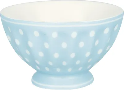 Zdjęcie produktu dla Greengate Dotty French Bowl średnia jasnoniebieska 10 cm