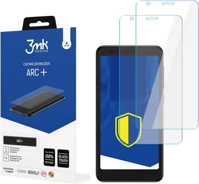 Produktbild von 3mk Display Schutzfolie ARC+ für ZTE Blade A31 Lite  0,17mm Self-Heal (2 Stück)