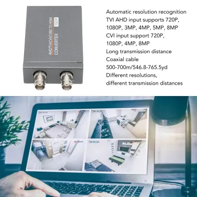Obrázek produktu pro Videoadapter Full HD 720P/1080P - AHD TVI CVI CVBS na HDMI konvertor