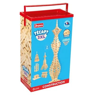 Zdjęcie produktu dla JEUJURA 8323, Zestaw do budowania, 4 lat(a), Drewno, 300 szt., 3,43 kg