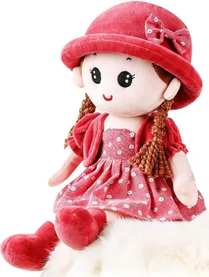 Produktbild von Baby Mädchen Stoffpuppe Weiche Angefüllte Plüschpuppe Spielzeug Süße Prinzessin Puppe Ragdoll Spielzeug Kinderzimmer Dekoration