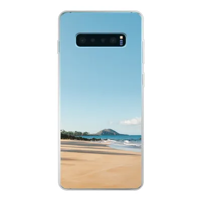 Produktbild von MuchoWow® Handyhülle Schutzhülle Hülle für Samsung Galaxy S10 Plus Strand - Sommer - Palmen Silikon Softcase Handy Hülle - Schutzhülle
