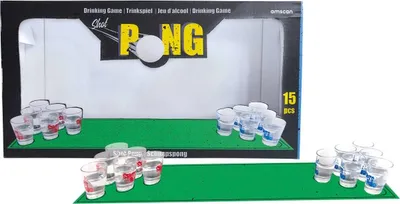Produktbild von Partyspiel Shot Pong 15-teilig