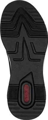 Produktbild von Rieker Stiefelette Rot/Schwarz mit Gummizug, MemoCup und leichte Sohle M0059, Größe:39 EU, Farbe:Schwarz
