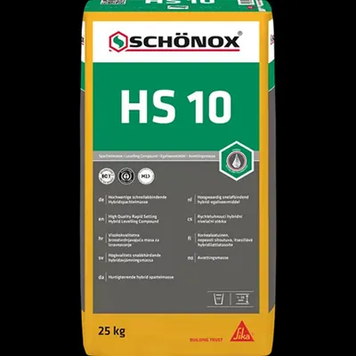 Produktbild von SCHÖNOX® HS 10 Schnellabbindende, selbstverlaufende Hybrid Spachtelmasse 25 Sack