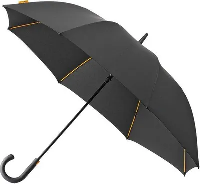 Produktbild von Runder Paraschirm - Schwarz - Für Jedes Wetter geeignet - Glasfaser und Polyester
