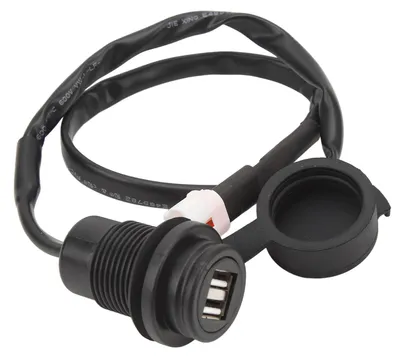 Image de Adaptateur double prise USB pour chargeur Prise USB pour moto Modification pour MT?07 MT? 09 2018 à 2020