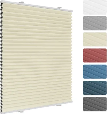 Produktbild von Wabenplissee fc40a130 Weiß-Beige
