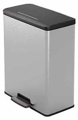 Produktbild von Curver Deco Bin Papierkorb - 65L - Rechteckig - Cool Grey