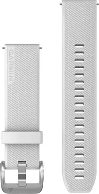 Obrázek produktu pro Řemínek GARMIN - QUICK RELEASE 20 MM - bílý/stříbrný
