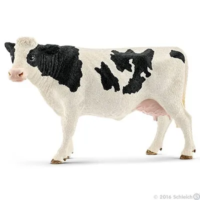 A toy cow figurine.