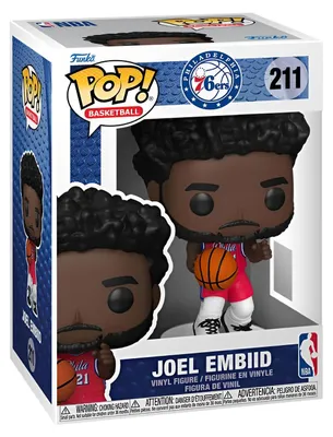 Zdjęcie produktu dla Funko POP Philadelphia Warriors 211 Joel Embiid Figurka Kolekcjonerska