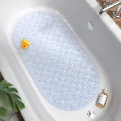 Immagine prodotto di Tappetino antiscivolo per doccia 68x38 cm, morbido e lavabile in lavatrice