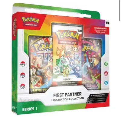 Produktbild von Pokemon First Partner Illustration Collection Series 1