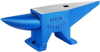 Obrázek produktu pro Kovaná kovadlina - 20KG - kovaná ocel - kulatý a čtvercový otvor