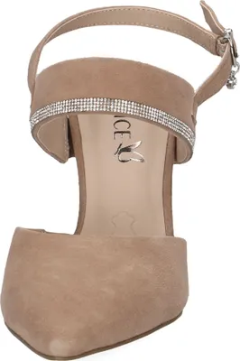 Produktbild von Caprice Damen Slingpumps Leder spitze Form High Heel Pumps 9-29601-42, Größe:38.5 EU, Farbe:Braun