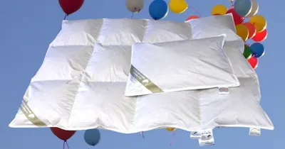 Produktbild von 2 x Set Kinder Ganzjahres Daunenbett 100x135 + Kopfkissen 40x60 100% Daunen 4tlg.