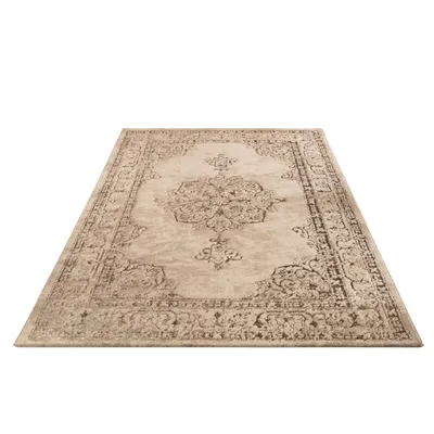 Produktbild von Paco Home Teppich Wohnzimmer Schlafzimmer Kurzflor Vintage Orientalisch Abstraktes Muster 240x340 cm
