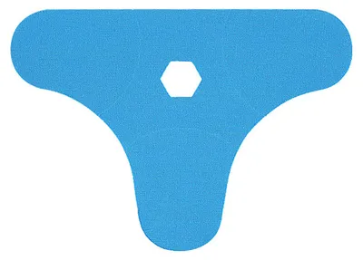 Produktbild von Vorgeschnittenes Kinesiologie-Tape für den Knöchel, wasserdicht, atmungsaktiv, elastisch, aus Baumwolle, zur Schmerzlinderung und Unterstützung bei Knöchelverstauchungen.