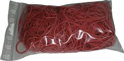 Produktbild von 100 g Gummiringe rot 100mm Ø 1,2 x 1,2 mm breit