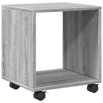Obrázek produktu pro vidaXL Skříňka na kolečkách Grey Sonoma 37x33x42,5 cm Materiál na bázi dřeva