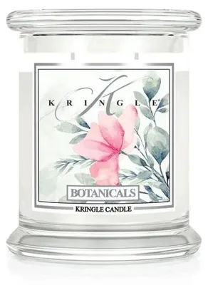Image de Bougie parfumée Kringle Candle Botanicals, taille moyenne, avec 2 mèches (411g)