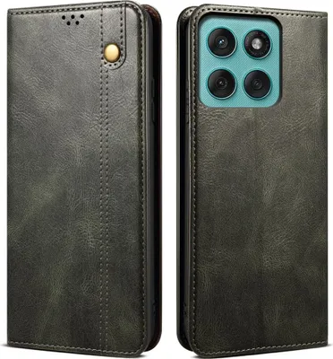 Produktbild von Motorola Edge 60 / 60 Fusion Hülle - Coverup Premium Classic Klapphülle - Grün