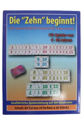 Produktbild von Uno Die Zehn beginnt Gesellschaftsspiel Mitnahmespiel