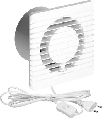 Immagine prodotto di Ventilazione silenziosa del bagno - Ventilatore da parete a superficie - Ventilazione di casa e ufficio