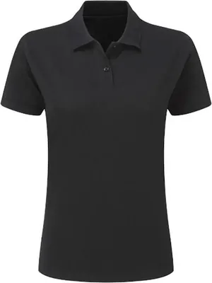 Produktbild von SG Damen Polo T-Shirt, Kurzarm, mit Baumwolle FK1342 (2XL) (Schwarz)