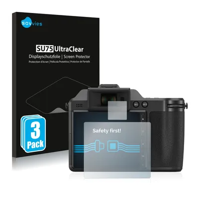 Produktbild von 6x Für Hasselblad X2D 100C Schutzfolie Savvies Displayschutz Display Schutz Folie Klar Transparent