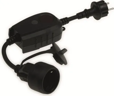 Produktbild von ChiliTec Steckdose mit Dämmerungssensor IP44 Aussen