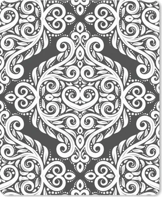 Produktbild von MuchoWow® Mauspad Mousepad Muster - Abstrakt - Weiß 19x23 cm - Mousepads - Maus Mat - Pad - Mausunterlage - Mauspads - Spielen