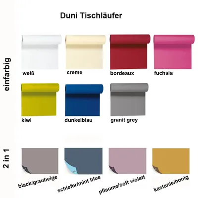 Produktbild von 24m Duni Tete-a-Tete Tischläufer Breite 40cm Tischband Tischdecke Dunicel, Farbe:kiwi