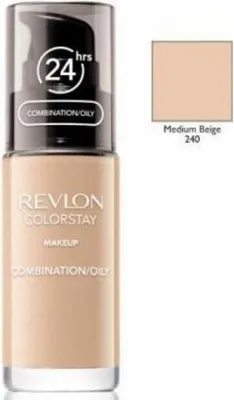 Produktbild von Revlon ColorStay, Pumpenflasche, Flüssigkeit, trockene Haut, normale Haut, Beige, Medium Beige, 30 ml