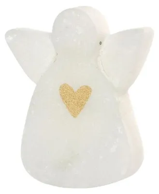 Produktbild von Kleiner Marmorengel "Goldenes Herz"