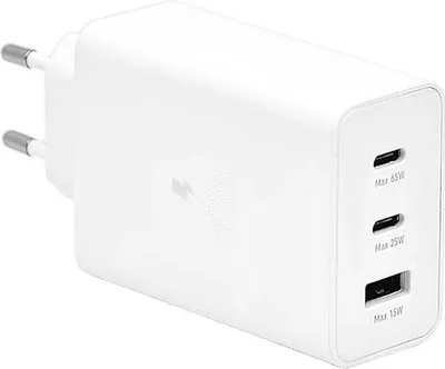 Zdjęcie produktu dla Litte Ładowarka Sieciowa Pd 2Xusb-C 1Xusb Ep-T6530 65W Biała Bulk (45)