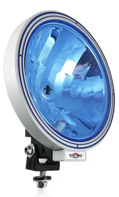 Immagine prodotto di 23 cm - Faro alogeno / Faro antinebbia - Luce direzionale - Lente blu - 12/24 V