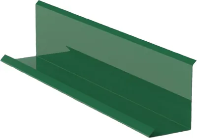 Immagine prodotto di Rivestimento a parete RŠ 200, 2 m, Zinco verniciato, Verde muschio (RAL 6005)