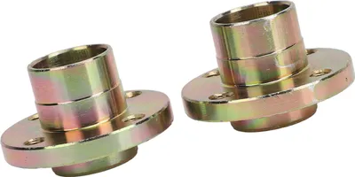Imagen del producto de 2 unidades de disco de freno trasero de 28T y 28 mm, soporte para piñón de cadena, fabricado en aleación de acero, compatible con vehículos todo terreno, karts y cuatrimotos de 50cc a 250cc