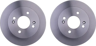Produktbild von 2 Bremsscheiben voll Ø 62,5 mm 10 mm HELLA passend für u.a. HYUNDAI i10