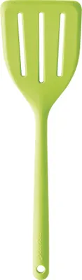 Zdjęcie produktu dla Szpatułka z otworami, silikonowa, 30 cm, zielona - Mastrad