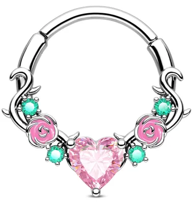 Imagen del producto de Anillo para el tabique nasal, aro para el helix, pendiente - Joyería para piercing de acero inoxidable
