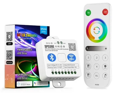 LED-Controller 4 Zonen WiFi Bluetooth 2,4 GHz RF Fernbedienung