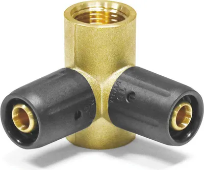 Produktbild von Sanpro Steckfitting Doppel Wandwinkel - Wandscheibe, Größe 20x2, Höhe 52 mm