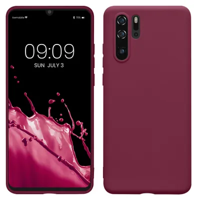 Produktbild von kwmobile Handyhülle für Huawei P30 Pro Hülle - TPU Case - Kabelloses Laden - Schutzhülle Cover in Magenta Lila