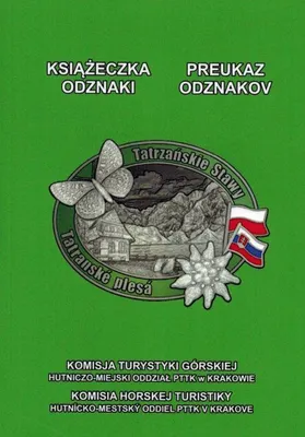 Produktbild von Abzeichenheft „Tatra-Teiche“. PTTK Krakau