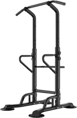Imagen del producto de Silecomplaza: Barra de dominadas ajustable en altura, torre de ejercicios, banco romano, equipo para entrenamiento físico en casa, estación de dominadas para entrenamiento de fuerza, fitness