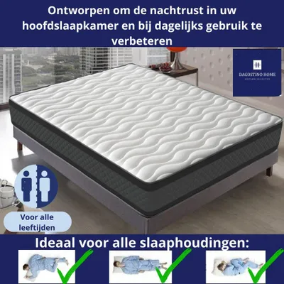 Produktbild von Traagschaummatratze - Memory-Foam-Matratze - Kaltschaummatratze - Orthopädische Matratze - Ergonomische Matratze