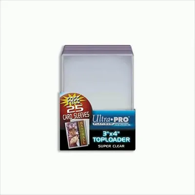 Produktbild von Ultra Pro - Toploader - 3' x 4' Clear Regular (25 pieces) (63,5mm - 88,9mm)